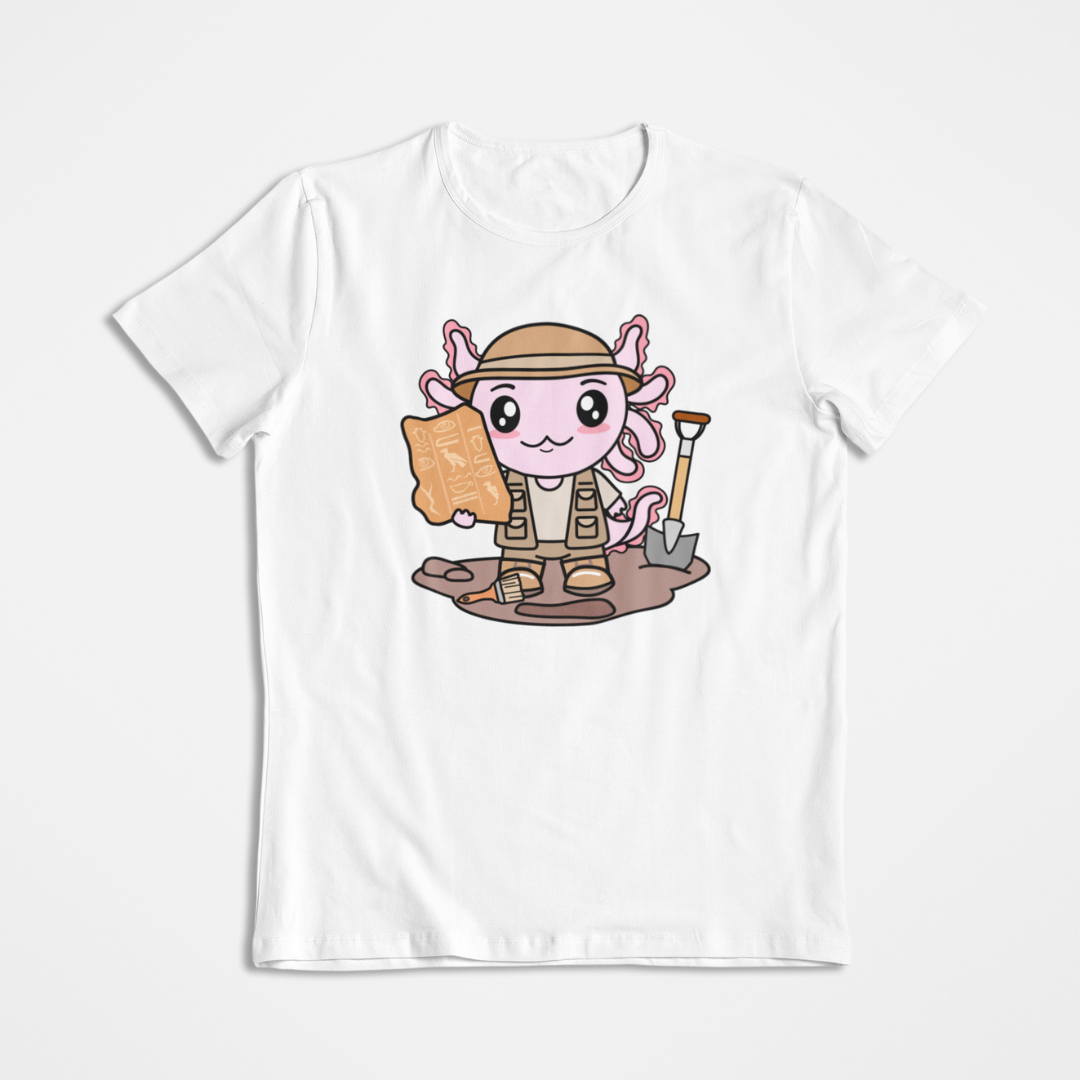 Playera Axolotzin Arqueologo Ajolote