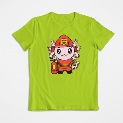 Playera Axolotzin Bombero Ajolote
