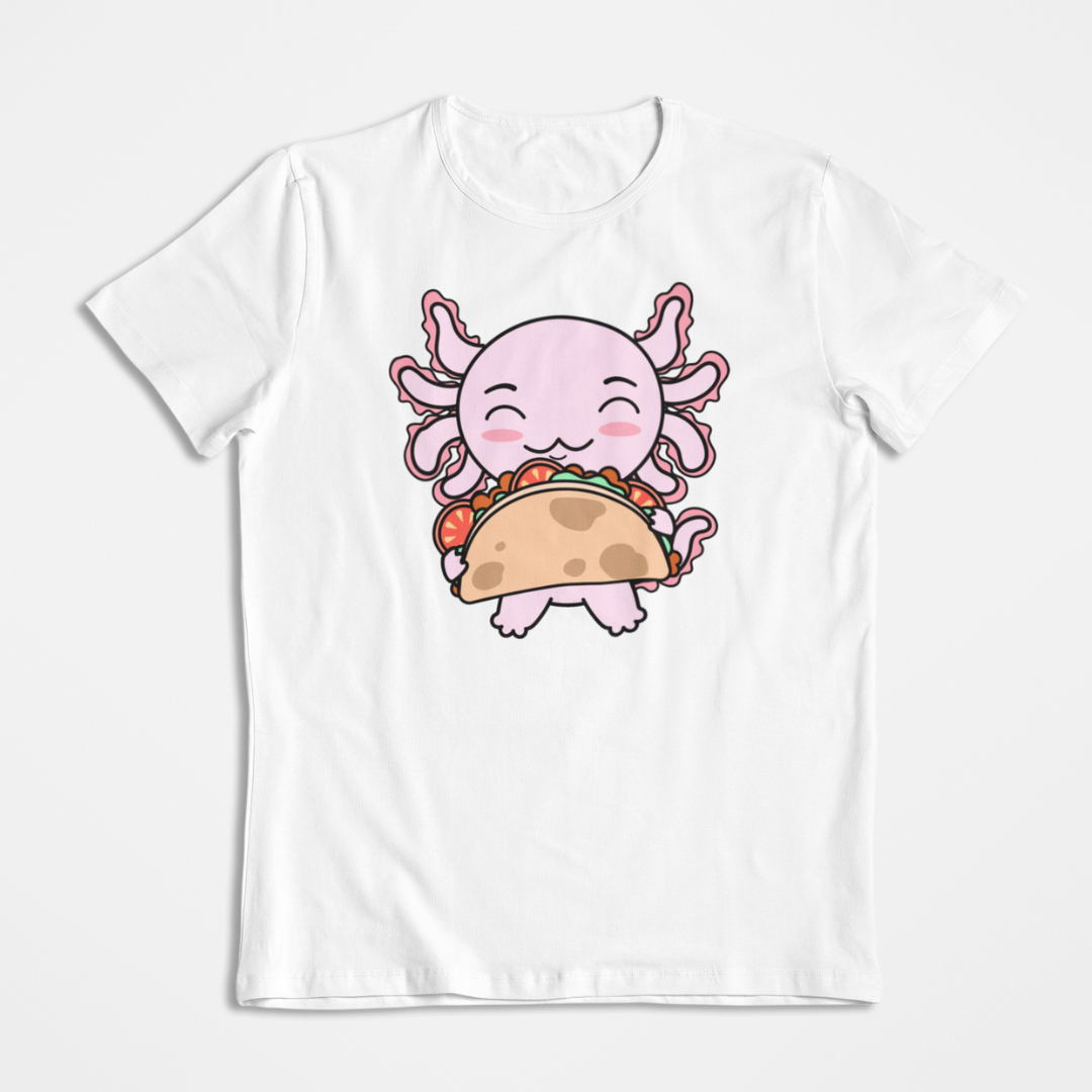 Playera Axolotzin Taco Ajolote