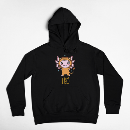 Hoodie Axolotzin Horóscopos Nombre Leo Ajolote Unisex