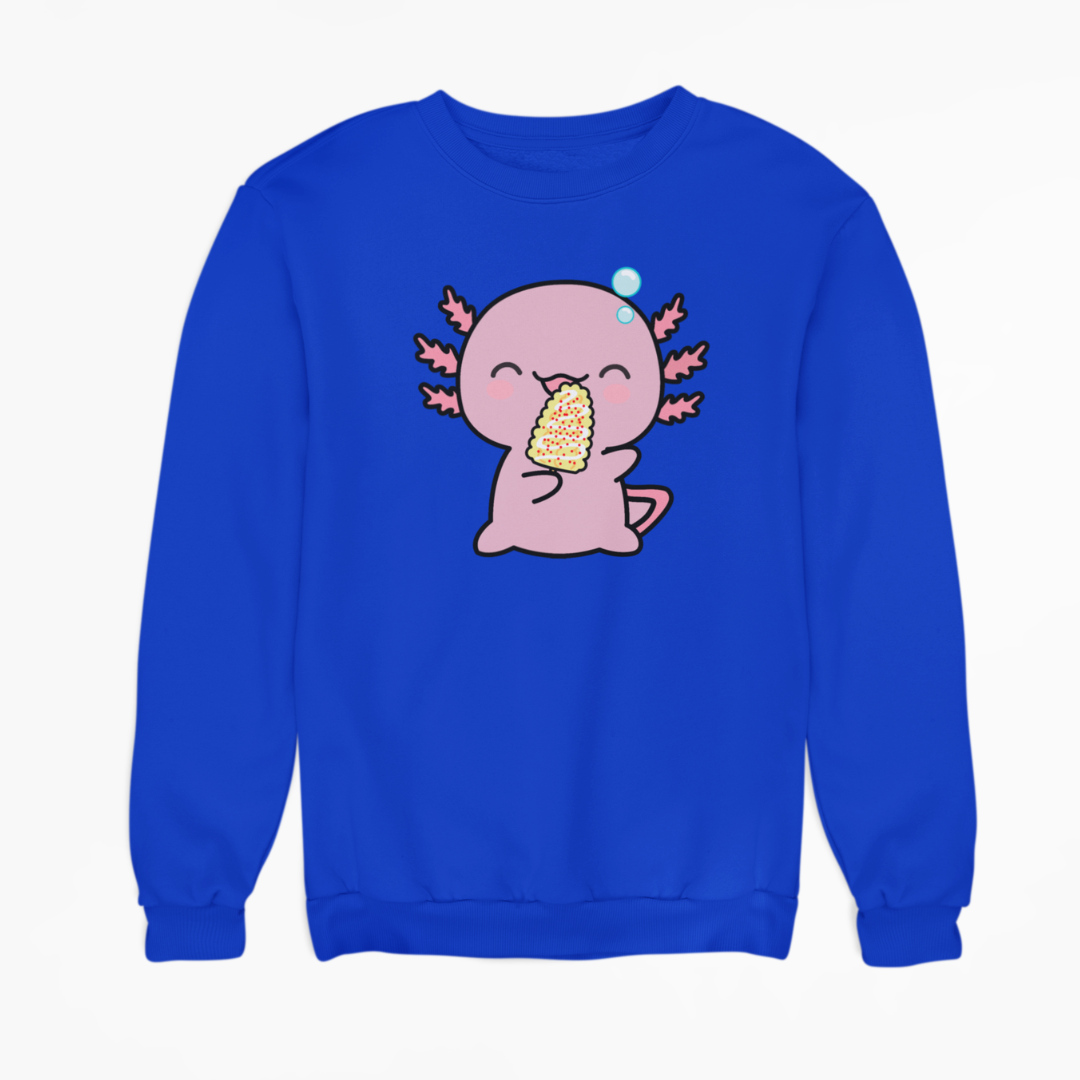 Sudadera Ajolote Comiendo Elote Con Chile Xo The Monster