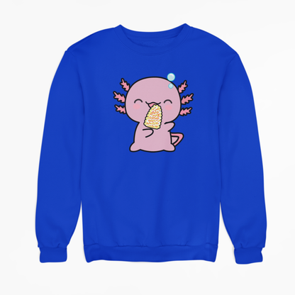 Sudadera Ajolote Comiendo Elote Con Chile Xo The Monster