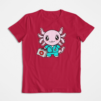 Playera Axolotzin Enfermero Ajolote