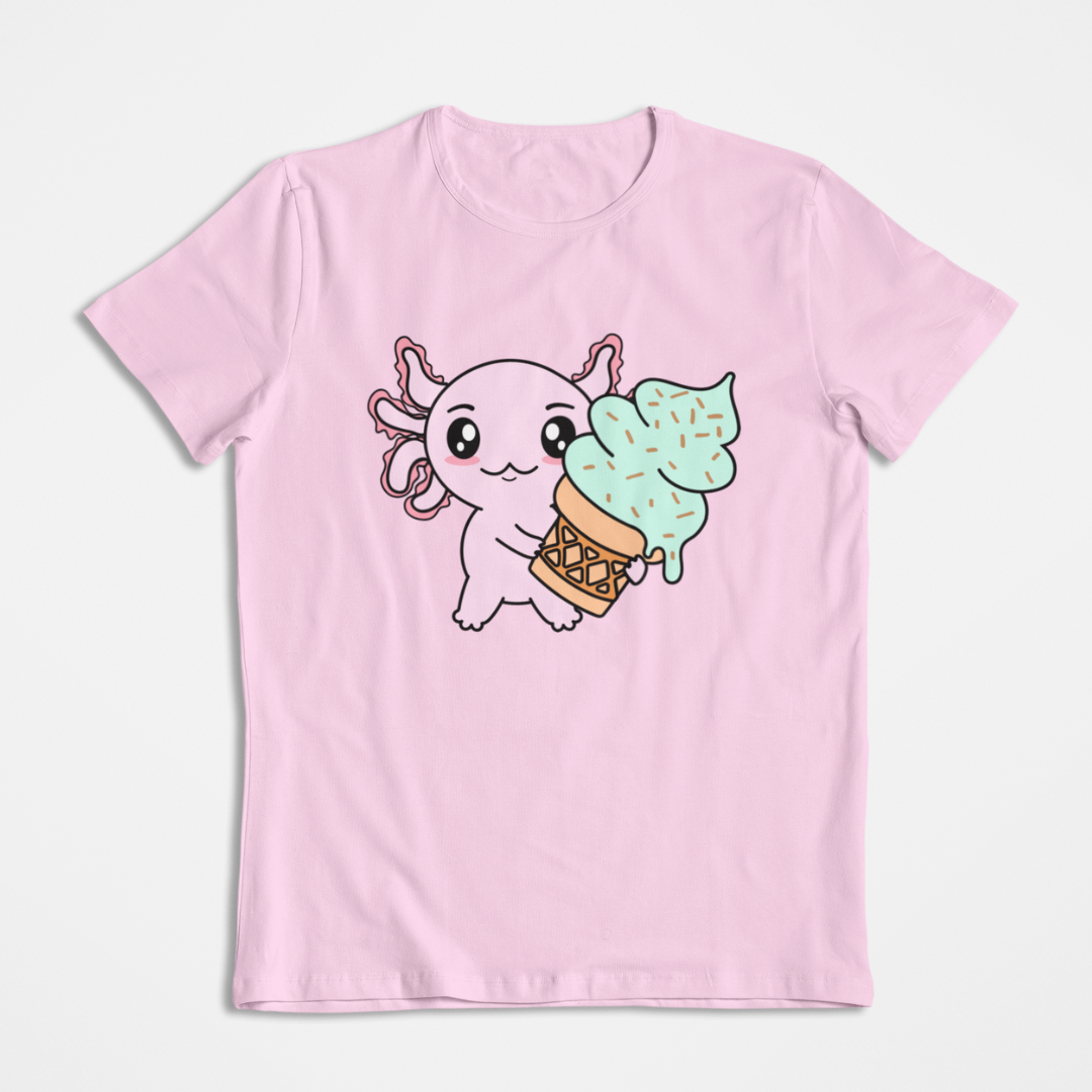 Playera Axolotzin Helado Ajolote