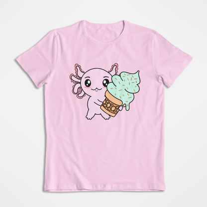 Playera Axolotzin Helado Ajolote
