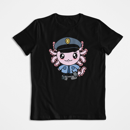 Playera Axolotzin Policía Ajolote