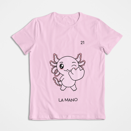Playera Axoloteria La Mano Ajolote