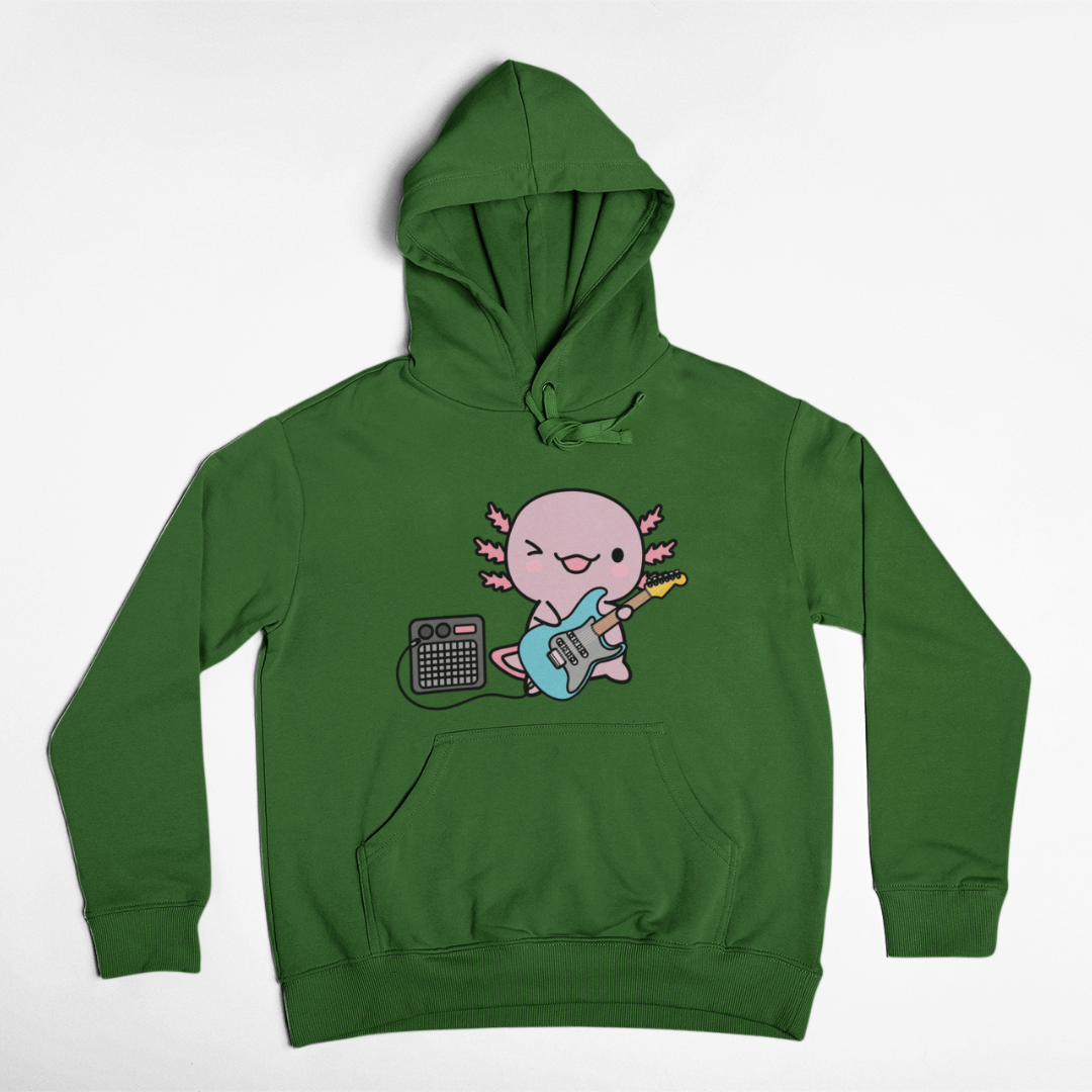 Hoodie Ajolote Guitarrista Xo The Monster