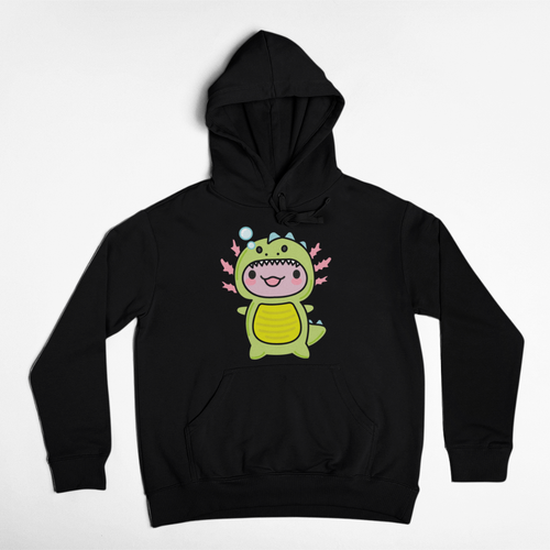 Hoodie Ajolote Dino Xo The Monster Unisex
