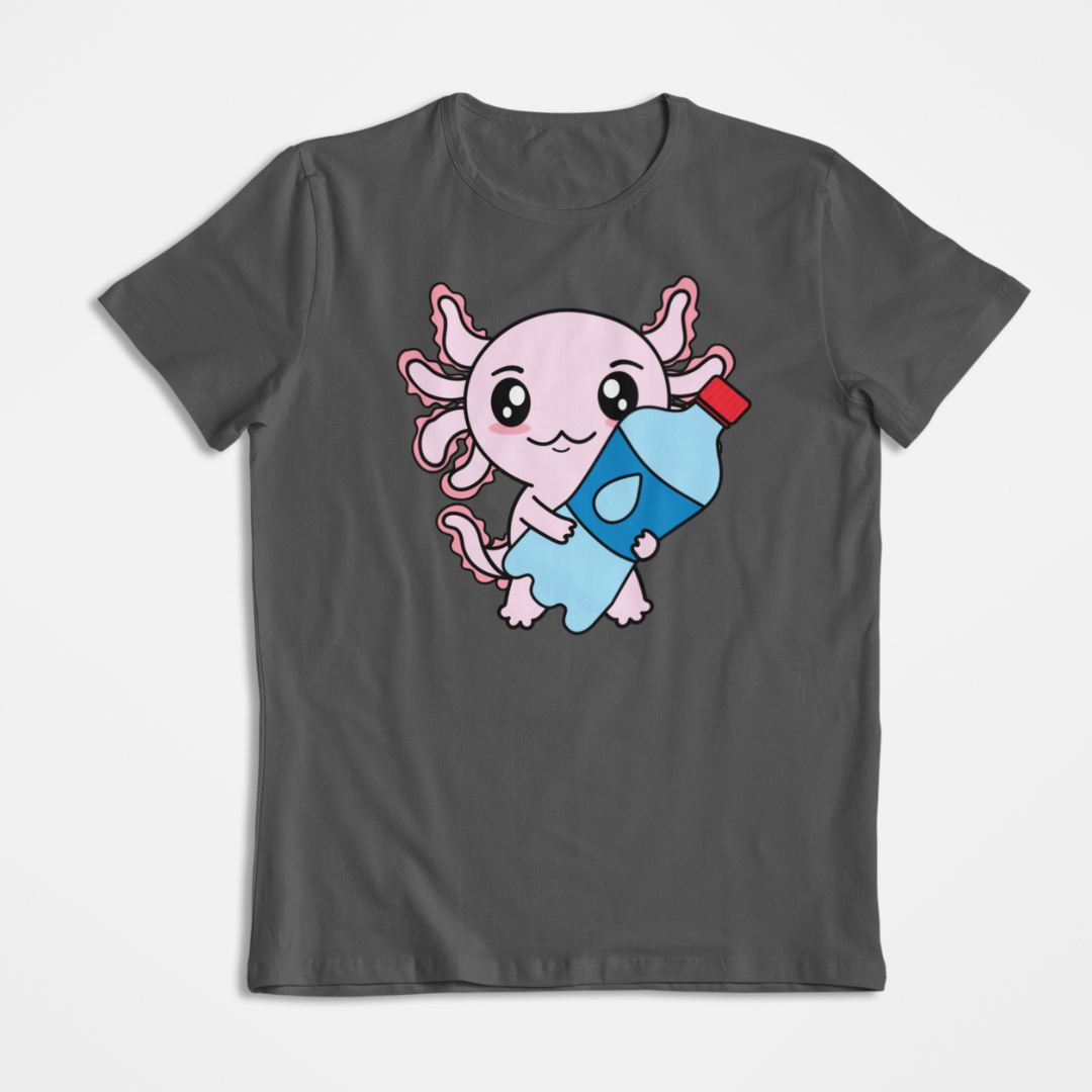 Playera Axolotzin Botella Agua Ajolote