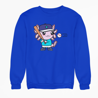 Sudadera Axolotzin Beisbolista Ajolote Unisex