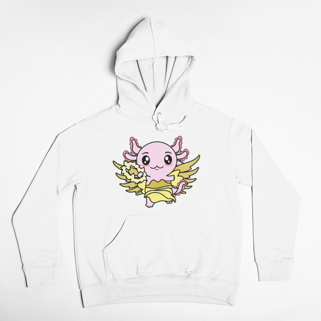 Hoodie Axolotzin Victoria Alada Ajolote Unisex