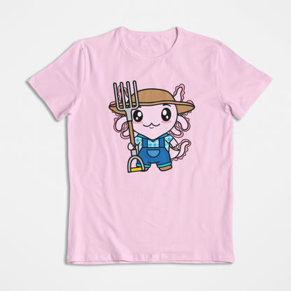Playera Axolotzin Granjero Ajolote