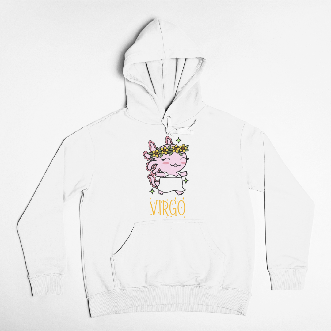 Hoodie Axolotzin Horóscopos Nombre Virgo Ajolote Unisex