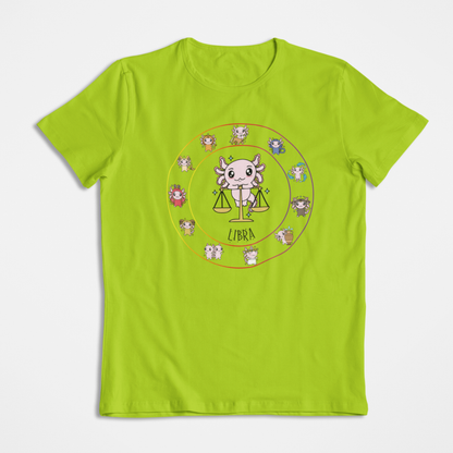 Playera Horoscopos Libra Axolotzin Ajolote