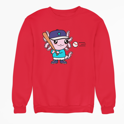 Sudadera Axolotzin Beisbolista Ajolote Unisex