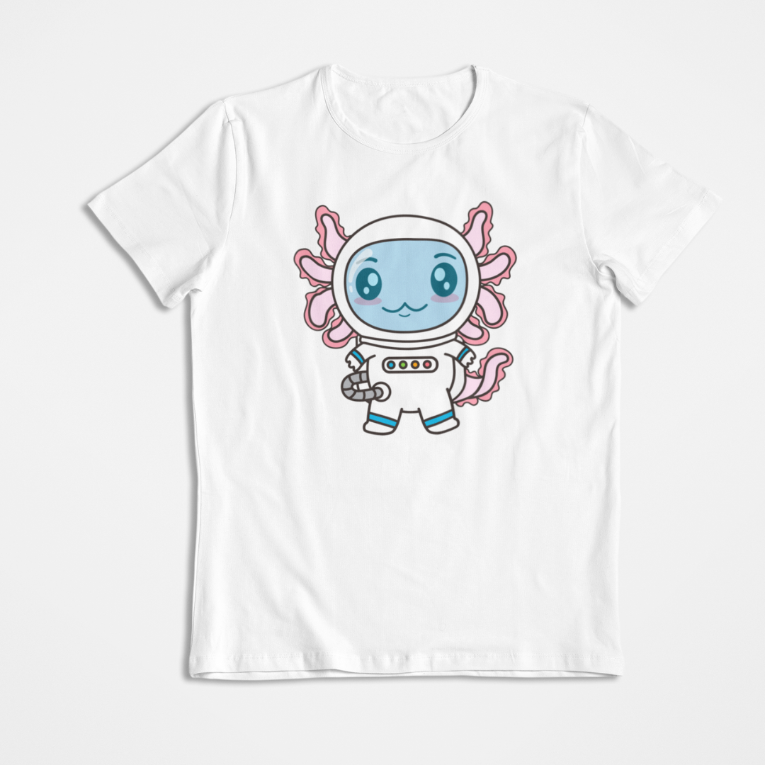 Playera Axolotzin Astronauta Ajolote