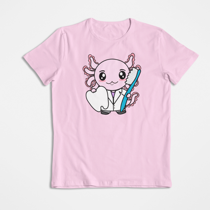Playera Axolotzin Dentista Ajolote