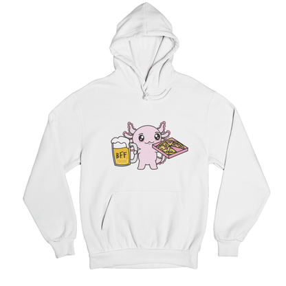 Hoodie Axolotzin Pizza & Cerveza Ajolote Unisex