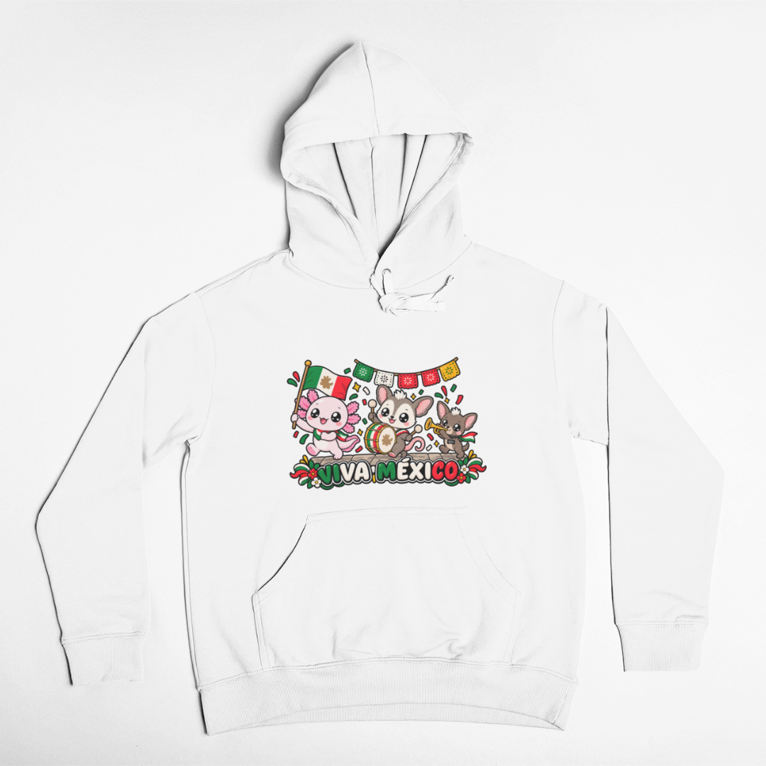 Hoodie Ajolotito Fiesta Mex Unisex
