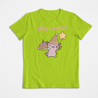 Playera Ajolote Feliz Cumple Xo The Monster