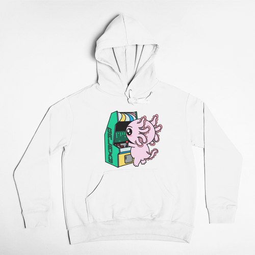 Hoodie Axolotzin Arcade Ajolote Unisex