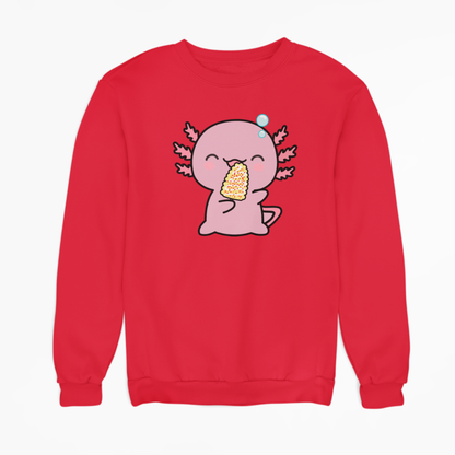Sudadera Ajolote Comiendo Elote Con Chile Xo The Monster