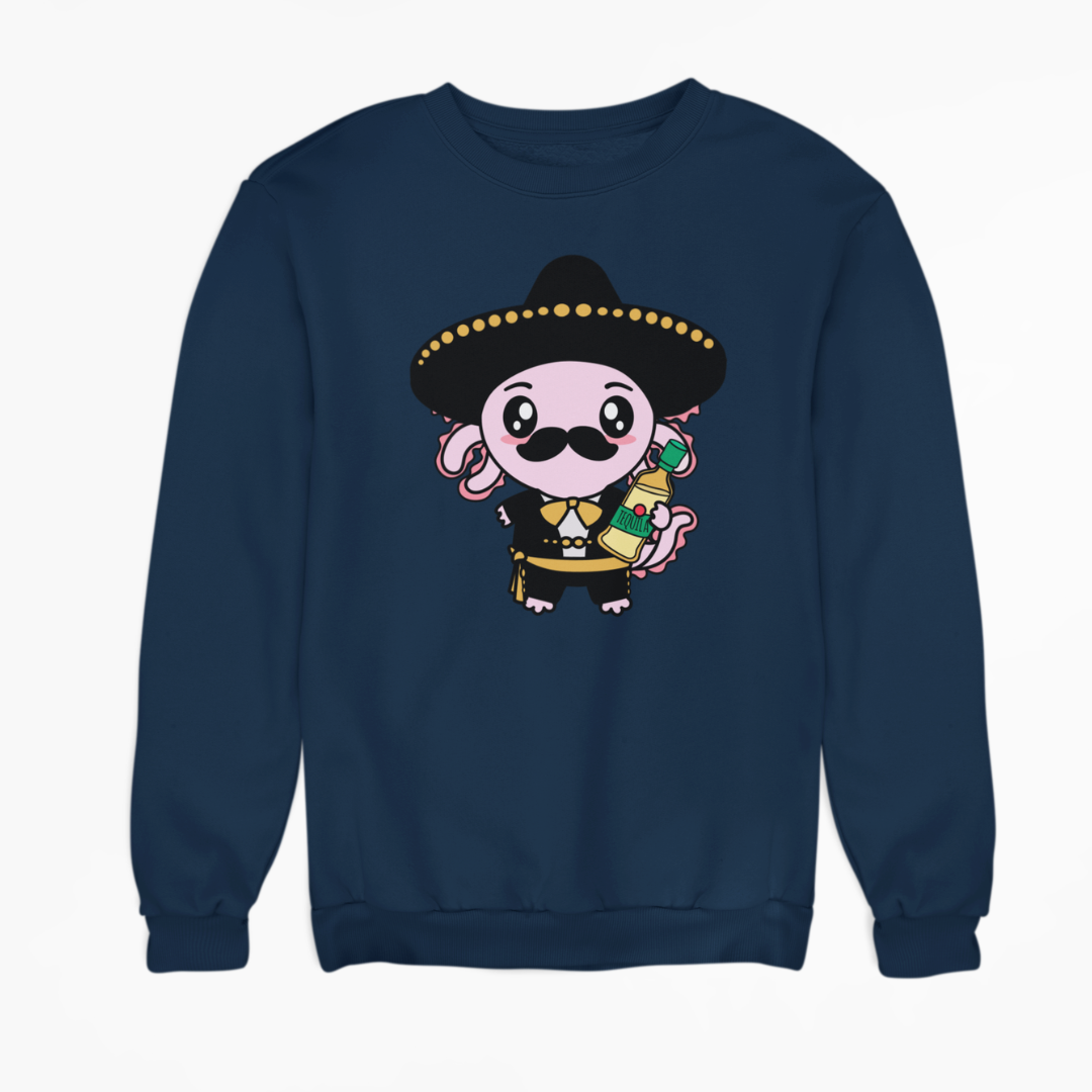 Sudadera Axolotzin Mariachi Ajolote Unisex
