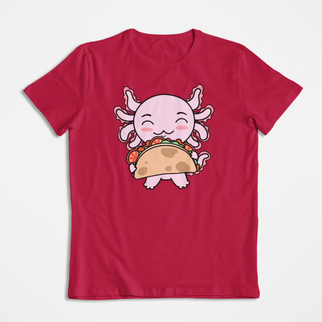 Playera Axolotzin Taco Ajolote