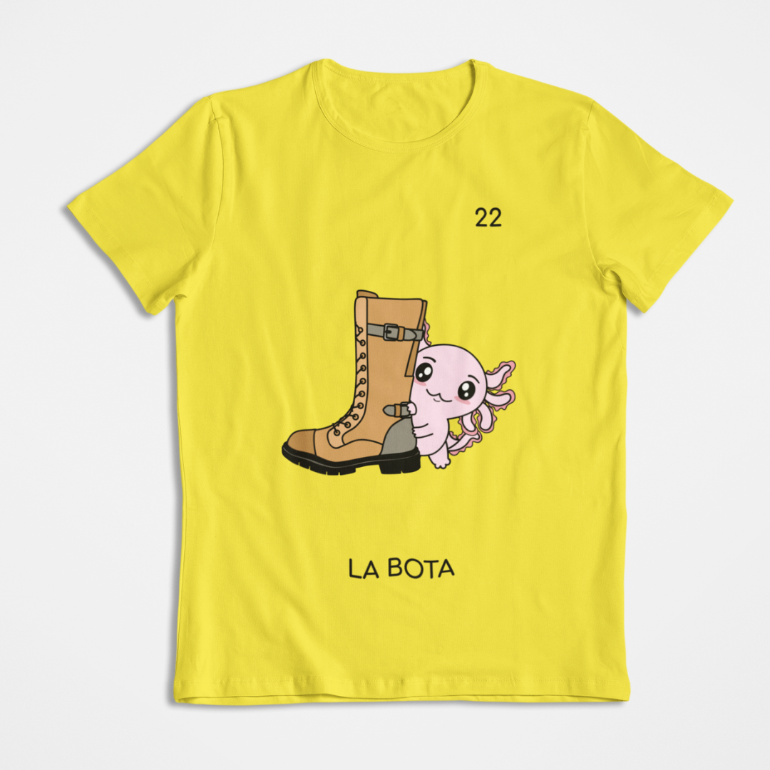 Playera Axoloteria La Bota Ajolote