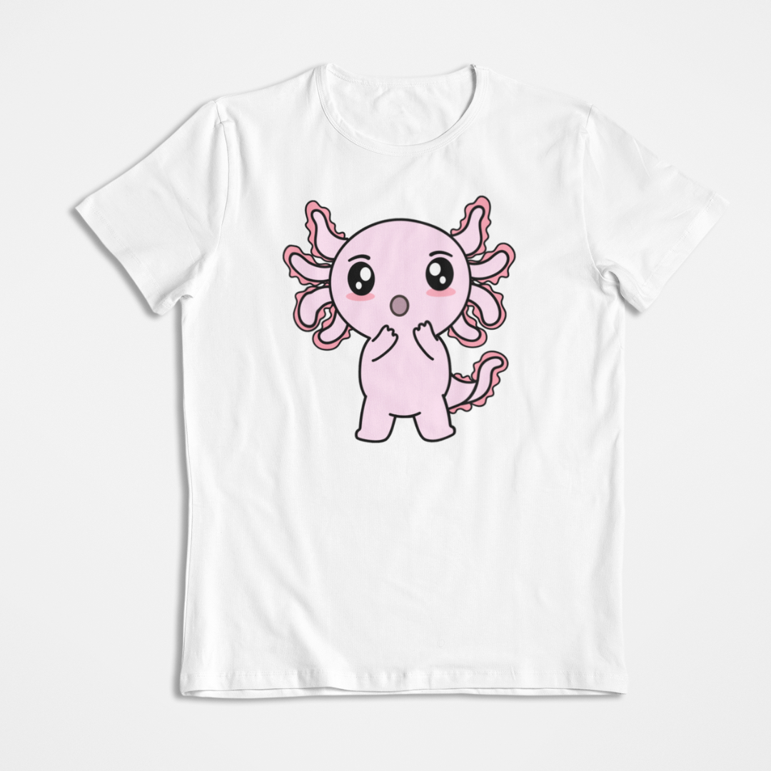 Playera Axolotzin Sorprendido Ajolote