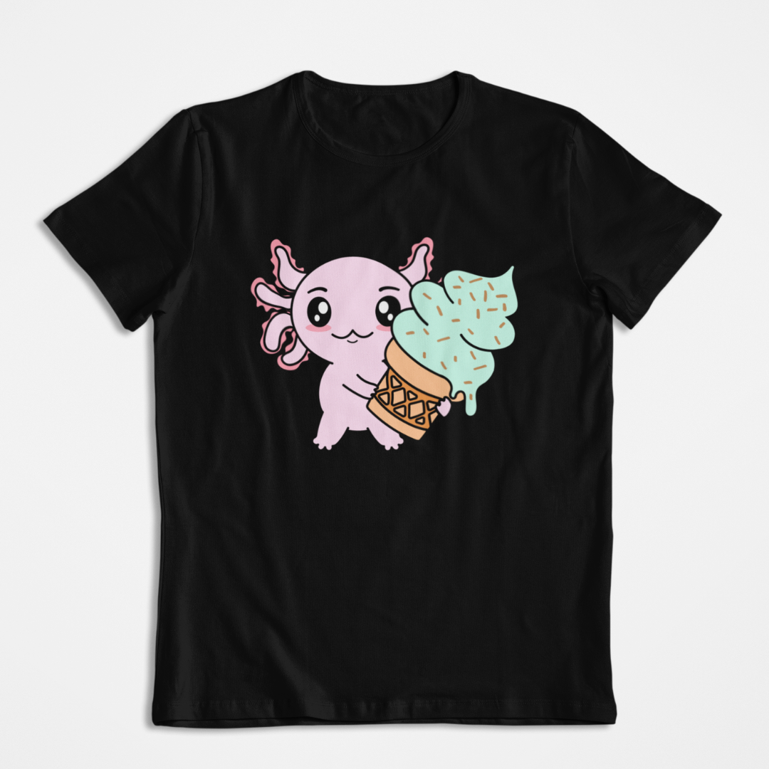 Playera Axolotzin Helado Ajolote