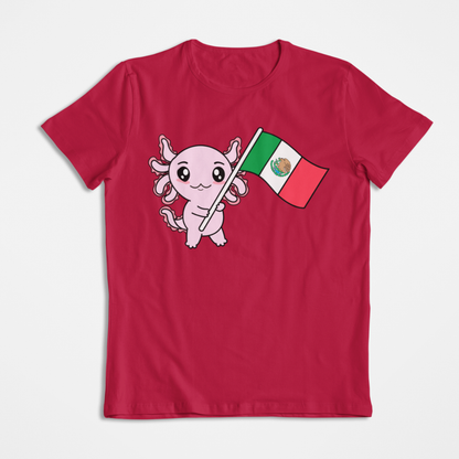 Playera Axolotzin Bandera Ajolote