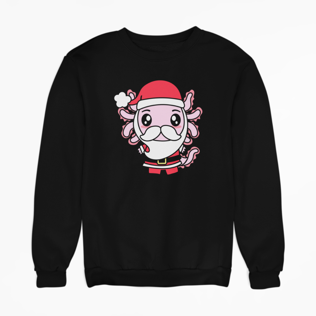 Sudadera Axolotzin Santa Ajolote Unisex