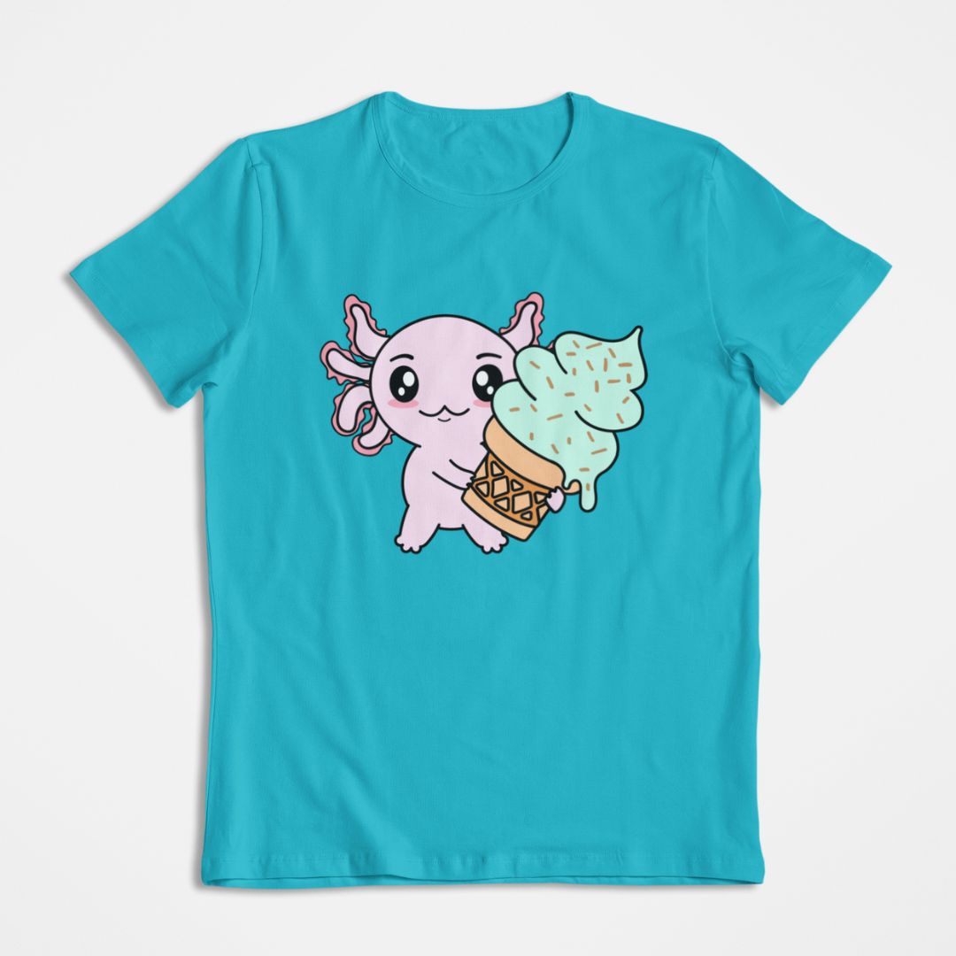 Playera Axolotzin Helado Ajolote