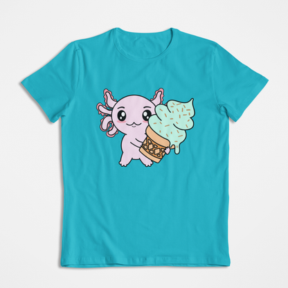 Playera Axolotzin Helado Ajolote
