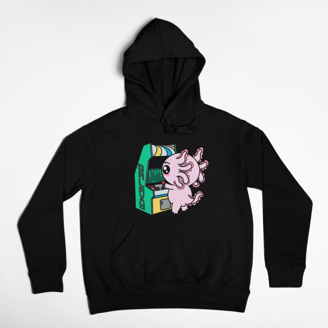 Hoodie Axolotzin Arcade Ajolote Unisex