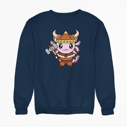 Sudadera Axolotzin Vikingo Ajolote Unisex