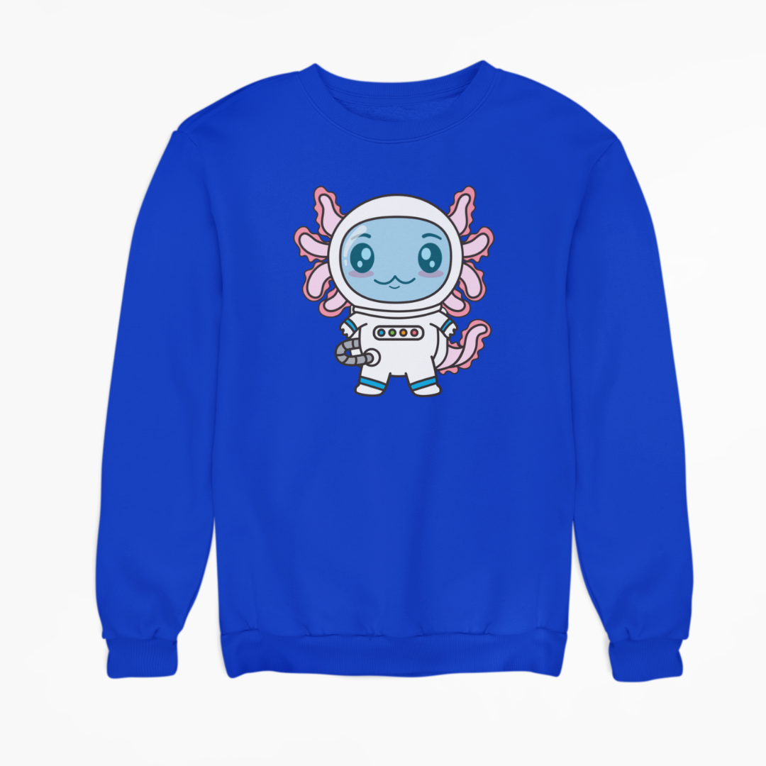 Sudadera Axolotzin Astronauta Ajolote Unisex