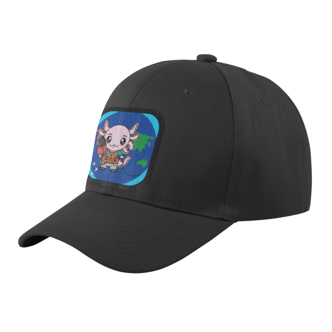 Gorra Unisex Curva Axolotzin Reportero