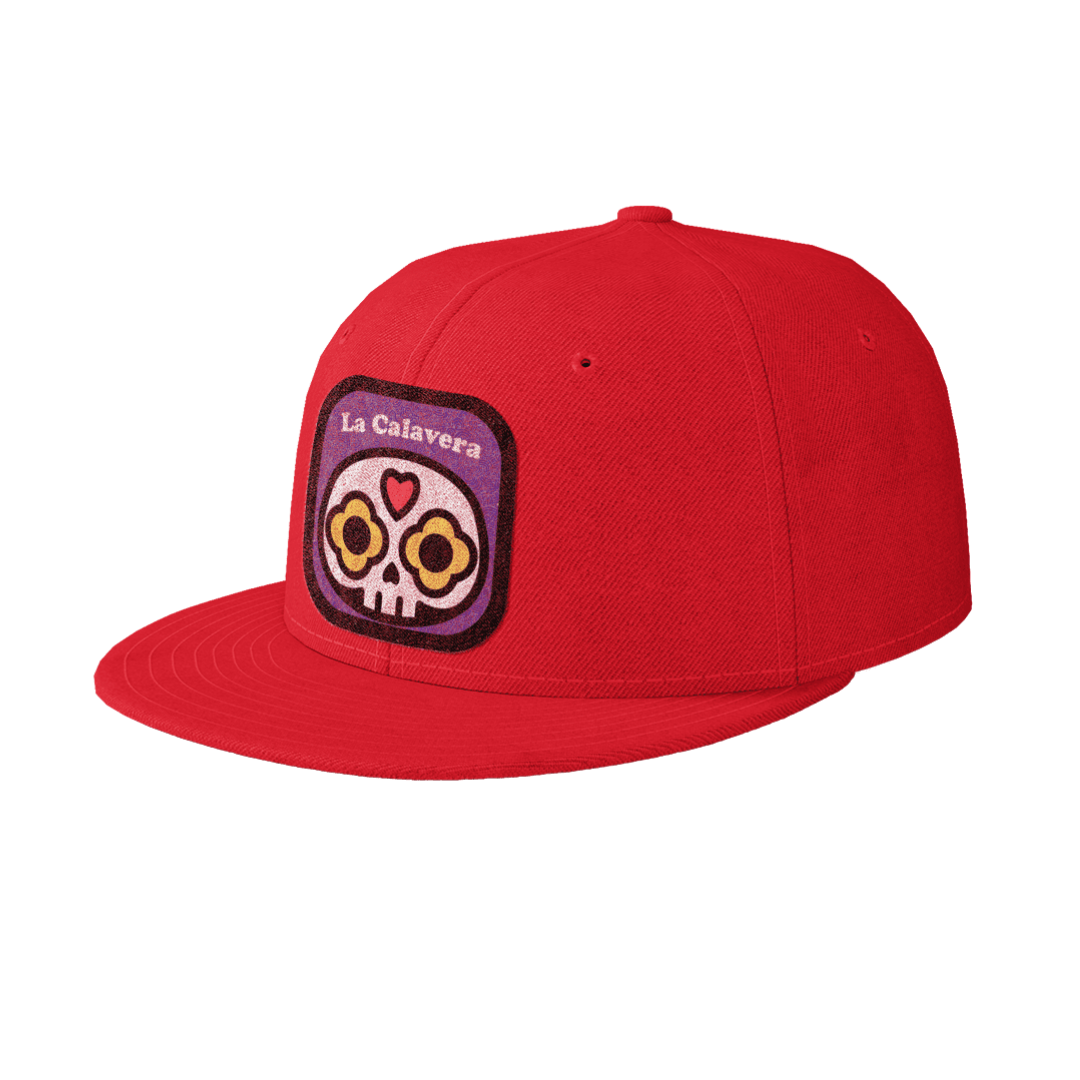 Gorra Unisex Plana Calavera