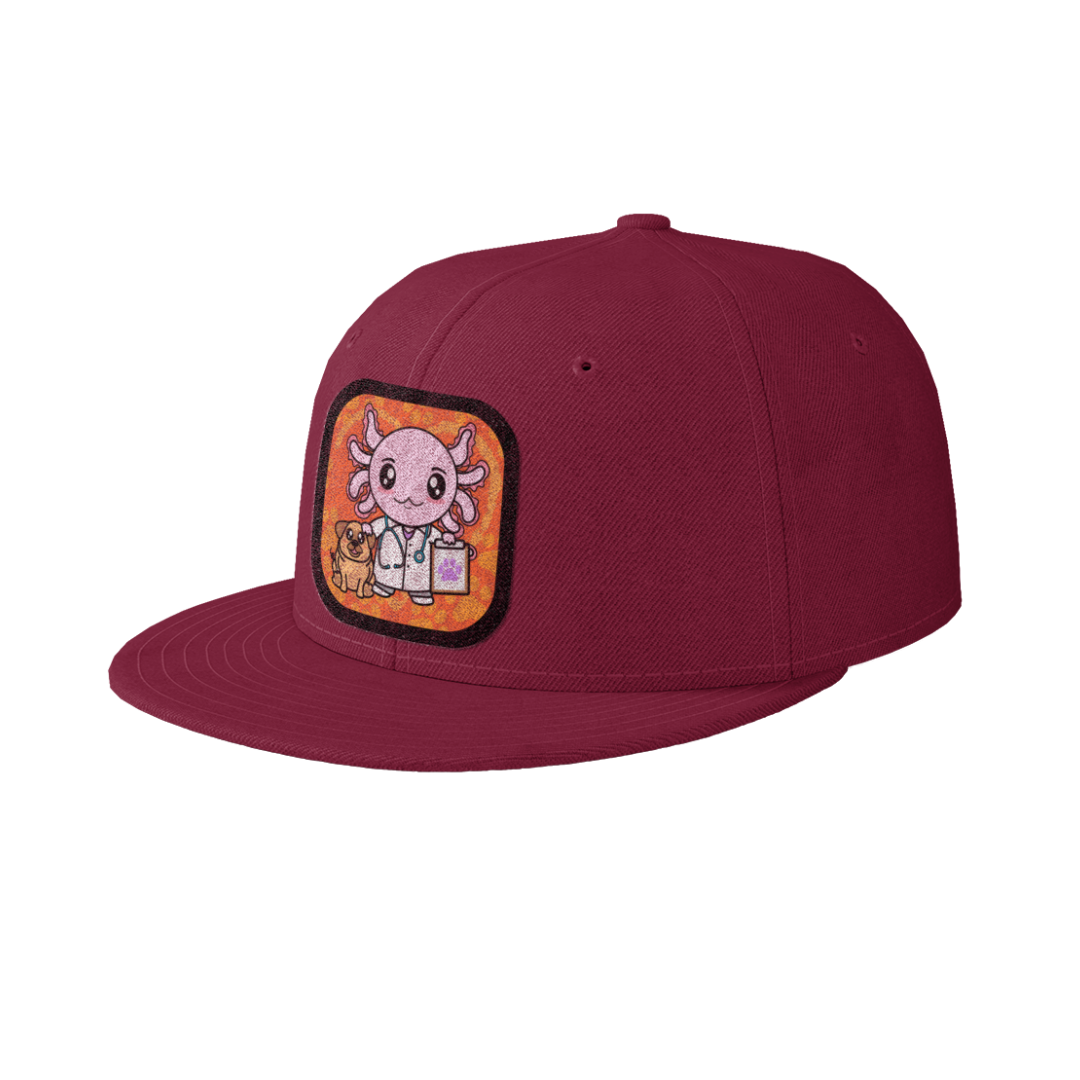 Gorra Unisex Plana Axolotzin Veterinario