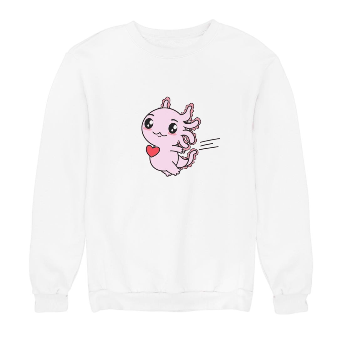 Sudadera Axolotzin Atraccion Ajolote Unisex