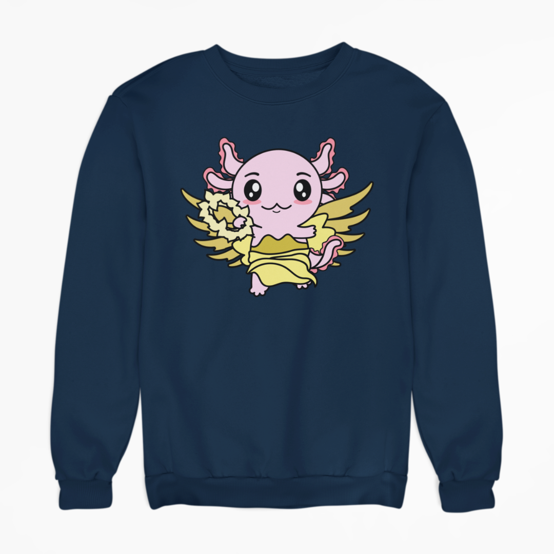 Sudadera Axolotzin Victoria Alada Ajolote Unisex