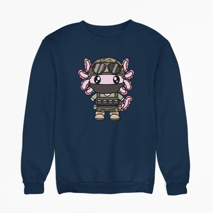 Sudadera Axolotzin Militar Ajolote Unisex