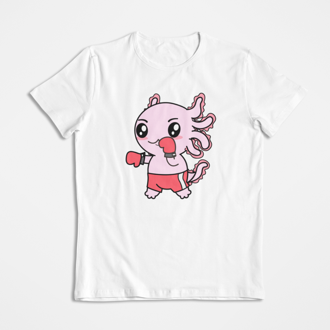 Playera Axolotzin Boxeador Ajolote