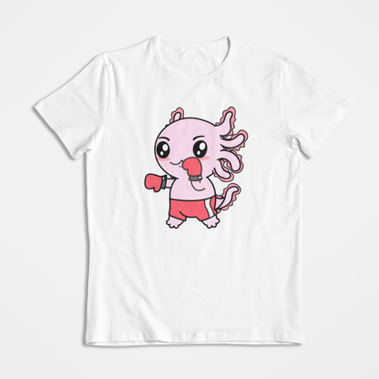 Playera Axolotzin Boxeador Ajolote
