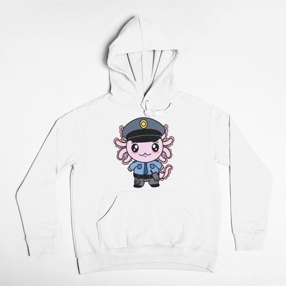 Hoodie Axolotzin Policía Ajolote Unisex