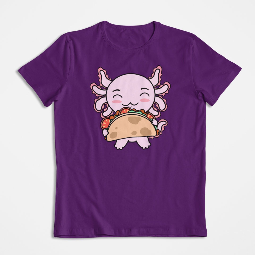 Playera Axolotzin Taco Ajolote
