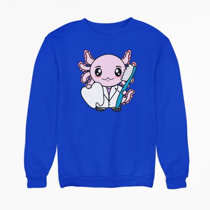 Sudadera Axolotzin Dentista Ajolote Unisex